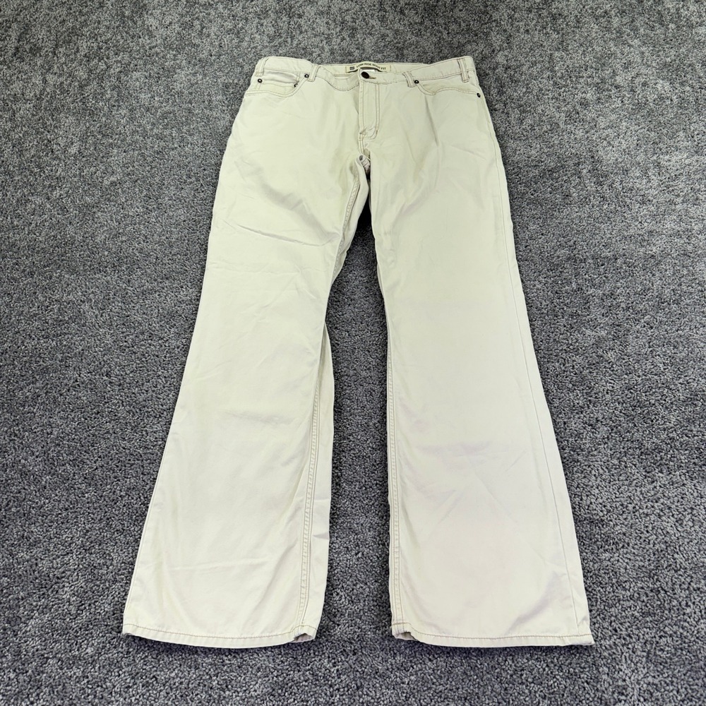 Gap Pants Mens 36x34 Khaki Low Rise Boot Fit